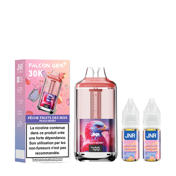 FALCON GEM+ Pêche Fruits des Bois 30K 950MAH 18ML / 2% - JNR