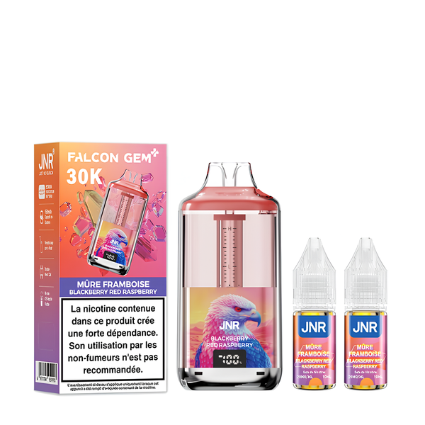FALCON GEM+ Mûre Framboise 30K 950MAH 18ML / 2% - JNR - BYCLOPE
