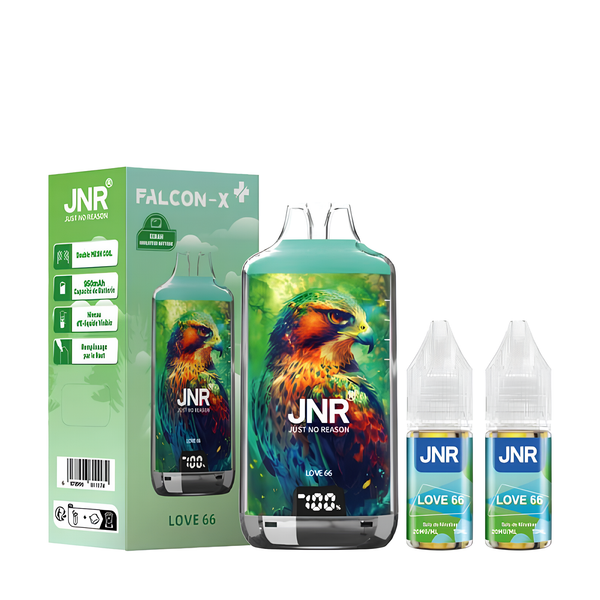FALCON - X 28K 950MAH 18ML / 2% - JNR love 66 - BYCLOPE