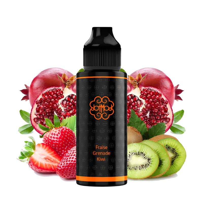 Fraise Grenade Kiwi 0mg 100ml - DotMod - BYCLOPE