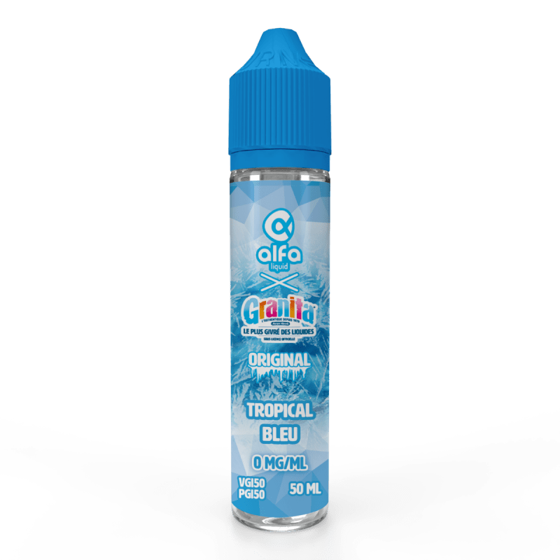granita tropical bleu 0mg 50ml - BYCLOPE