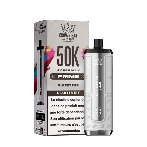 Kit Hypermax Prime 50K Cherry Fizz 6 mg Al Fakher