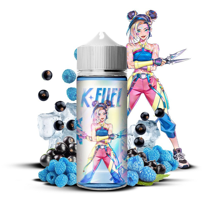 E-liquide Zia 100 ml framboise bleue cassis - K-Fuel by Maison Fuel