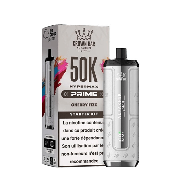 Kit Hypermax Prime 50K Cherry Fizz 6 mg – Al Fakher - BYCLOPE