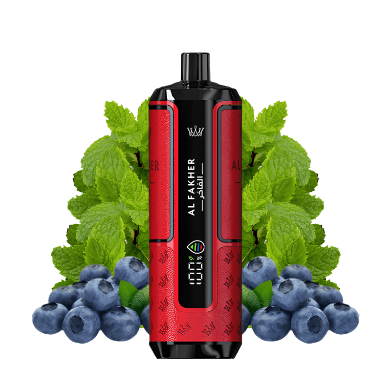 Kit Puff Hyper Max 25K - Crown Bar by Al Fakher - Blueberry Mint - BYCLOPE