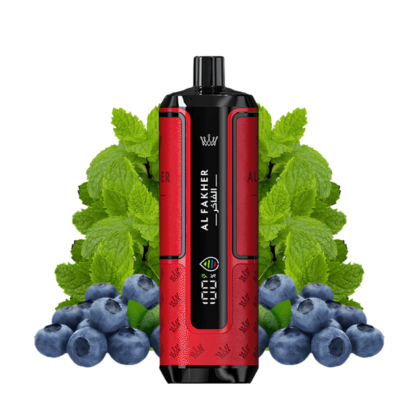 Kit Puff Hyper Max 25K - Crown Bar by Al Fakher - Blueberry Mint - BYCLOPE