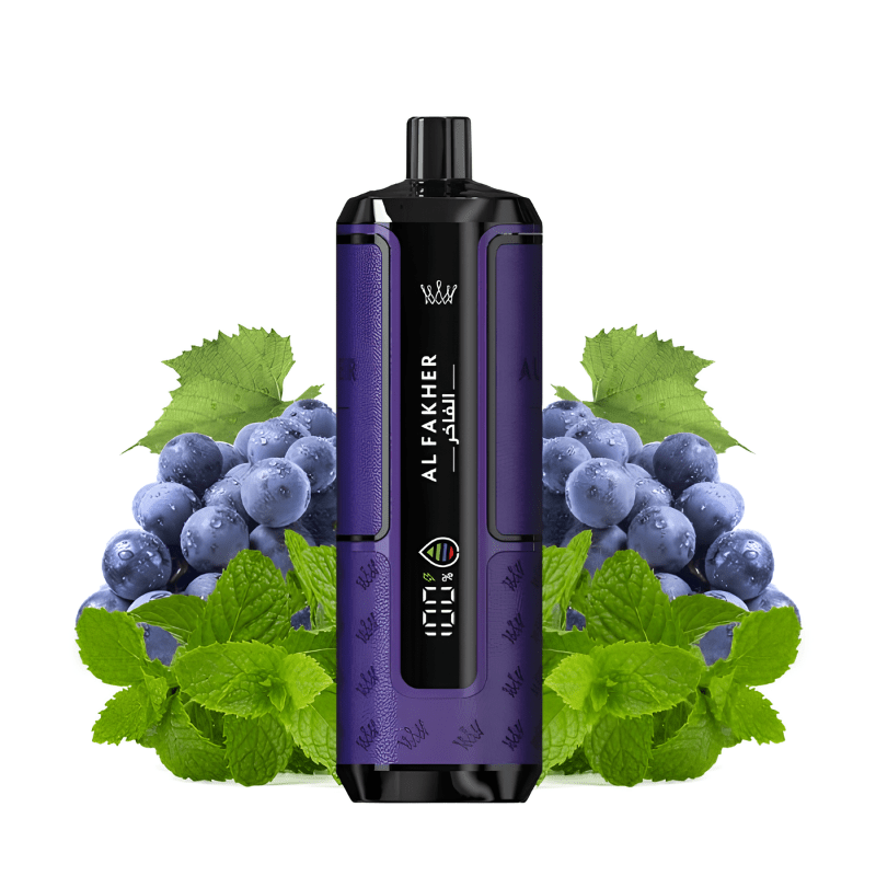 Kit Puff Hyper Max 25K - Crown Bar by Al Fakher - Grape Mint - BYCLOPE