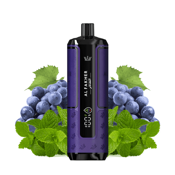 Kit Puff Hyper Max 25K - Crown Bar by Al Fakher - Grape Mint - BYCLOPE