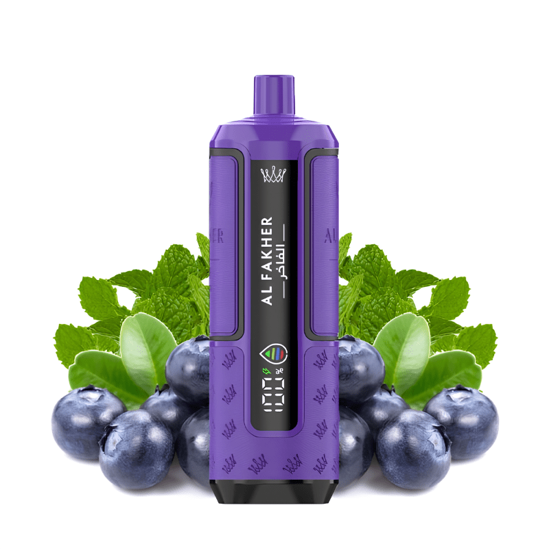 Kit Puff Hyper Max Advanced 30K - Crown Bar by Al Fakher - Blueberry Mint - BYCLOPE