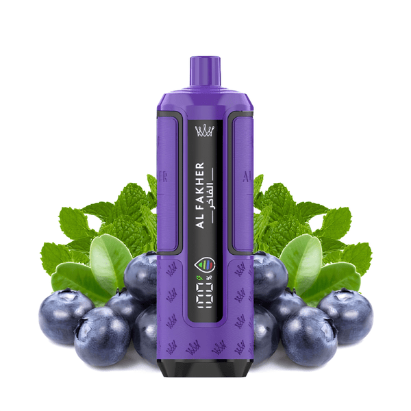 Kit Puff Hyper Max Advanced 30K - Crown Bar by Al Fakher - Blueberry Mint - BYCLOPE