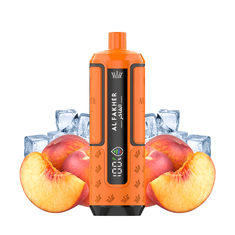 Kit Puff Hyper Max Advanced 30K - Crown Bar by Al Fakher - Peach Ice - BYCLOPE