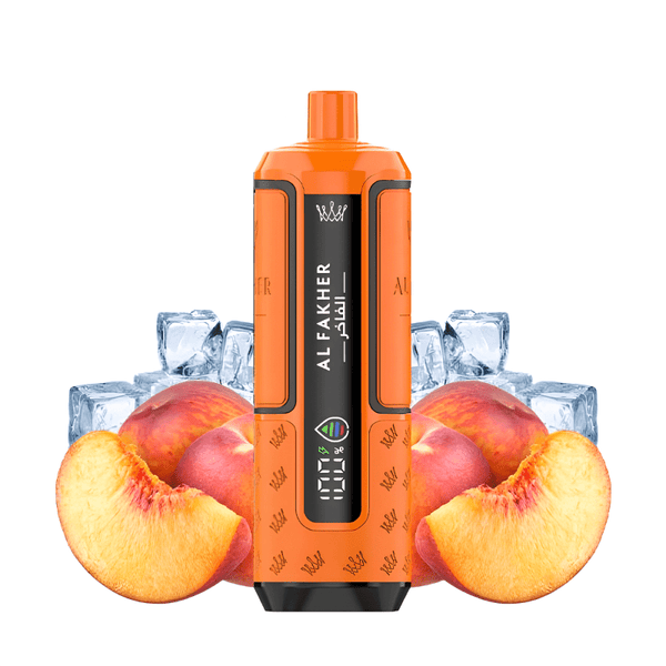 Kit Puff Hyper Max Advanced 30K - Crown Bar by Al Fakher - Peach Ice - BYCLOPE