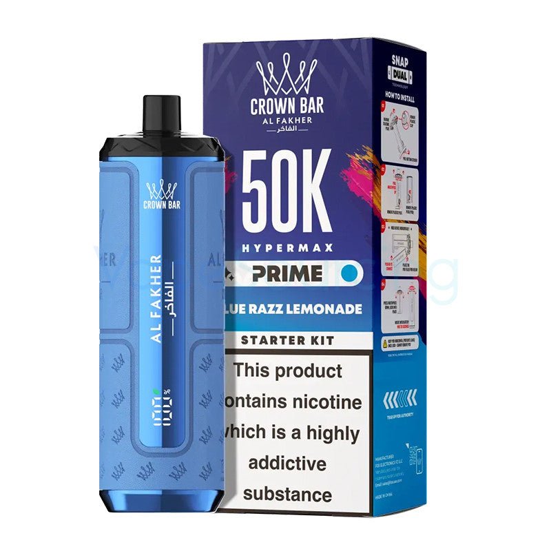 Kit Puff Hypermax Prime 50K - Al Fakher - Blue Razz Lemonade - BYCLOPE