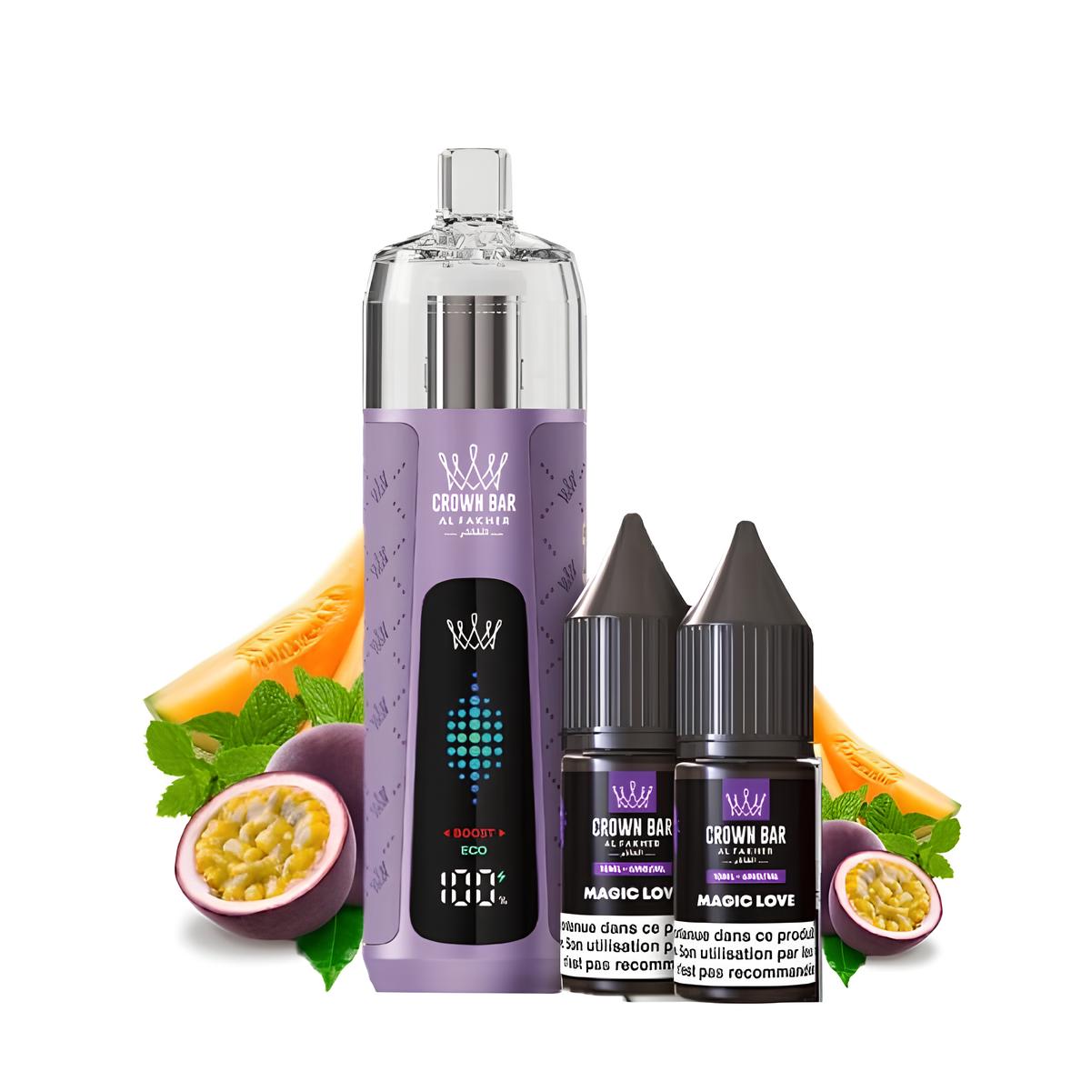 Kit Refill Pro 1000mAh 2x10ml 6mg - Crown Bar by Al Fakher