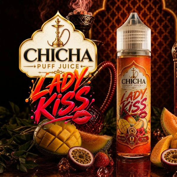 E-liquide Lady Kiss Chicha Puff Juice 50 ml sans nicotine