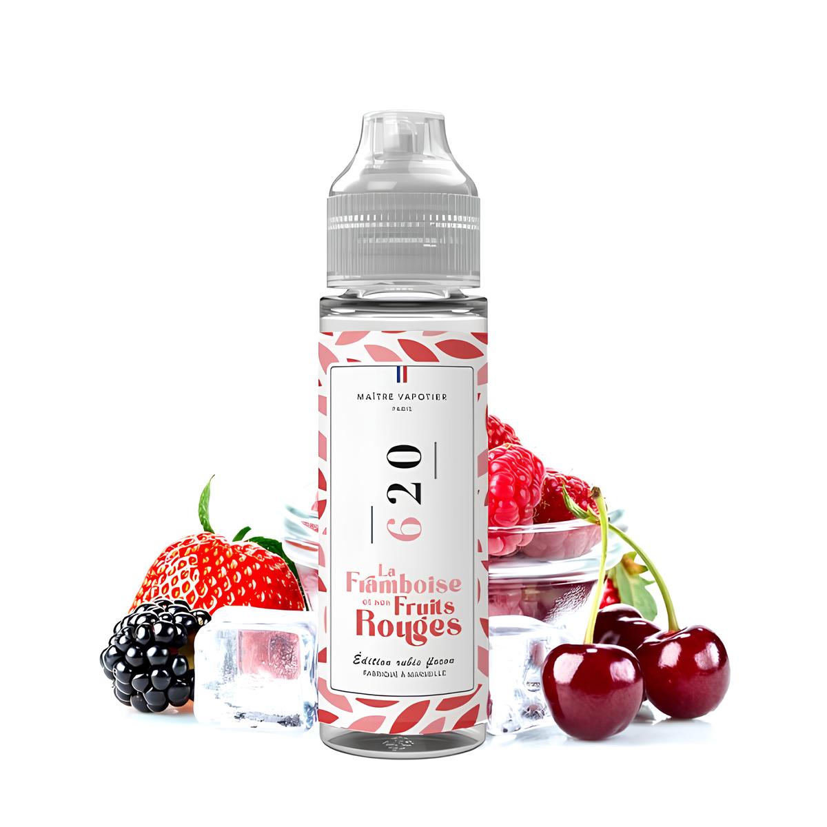 N°620 LA FRAMBOISE ET SES FRUITS ROUGES 0MG 50ML - MAÎTRE VAPOTIER