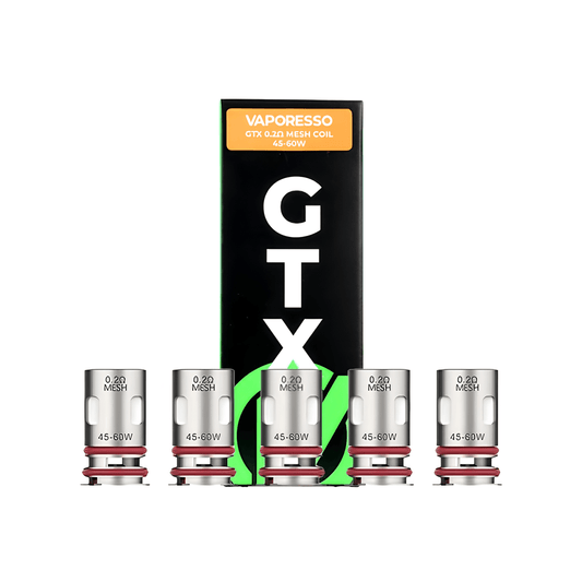 Pack (x5) Résistance GTX V2 - Vaporesso - BYCLOPE