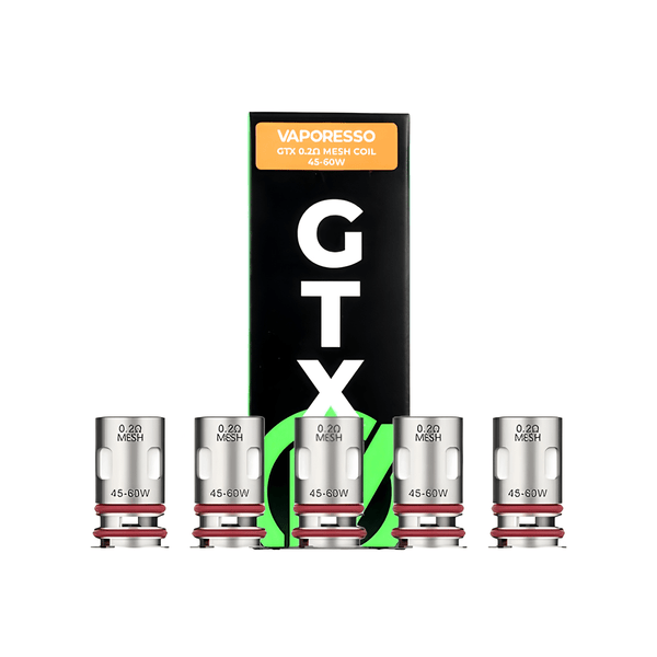 Pack (x5) Résistance GTX V2 - Vaporesso - BYCLOPE