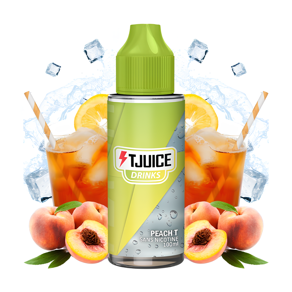 Peach T 100ml - Drinks by T-Juice - BYCLOPE