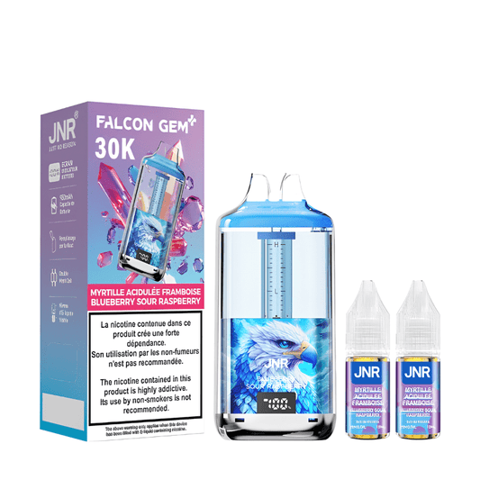Puff 30K Falcom Gem+ 20mg - JNR - Blueberry Sour Raspberry - BYCLOPE