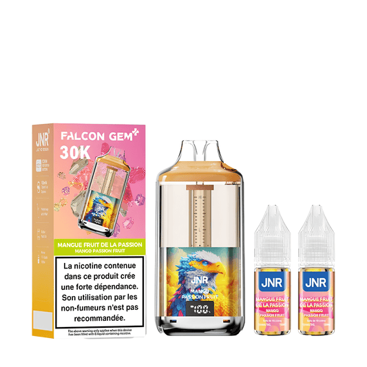 Puff 30K Falcom Gem+ 20mg - JNR - mango passion fruit - BYCLOPE