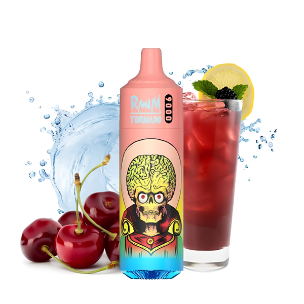 Puff 9000 Fizzy Cherry - RandM Tornado - BYCLOPE