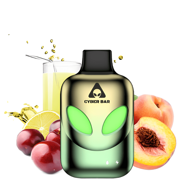 Puff AL8000 Cherry Peach Lemonade 0mg 10ml - Cyber bar - BYCLOPE