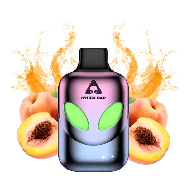 Puff AL8000 Juicy Peach 0mg 10ml - Cyber bar - BYCLOPE