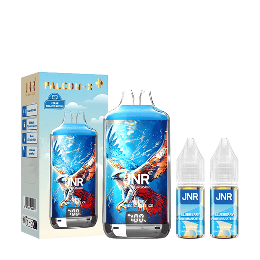 Puff Falcon - X 28000 Blueberry Pomegranate Ice - JNR - BYCLOPE