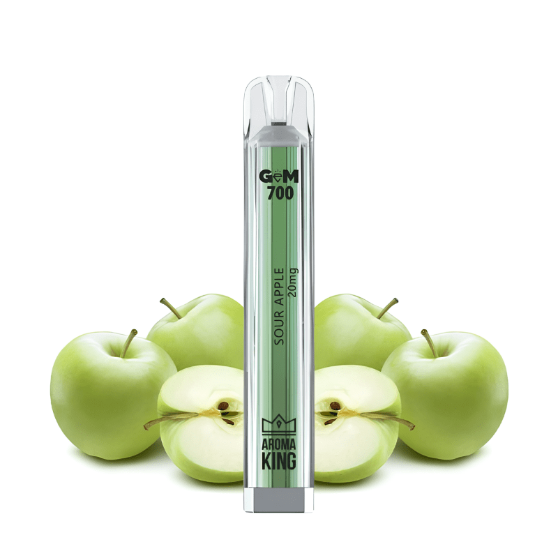 Puff Gem 700 Sour Apple 20mg - Aroma King - BYCLOPE
