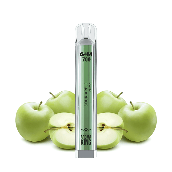 Puff Gem 700 Sour Apple 20mg - Aroma King - BYCLOPE