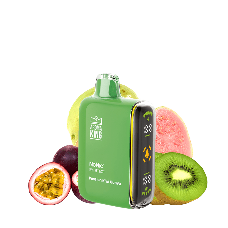 Puff NoNic Galaxy 15000 Passion Kiwi Guava 5mg - Aroma King - BYCLOPE