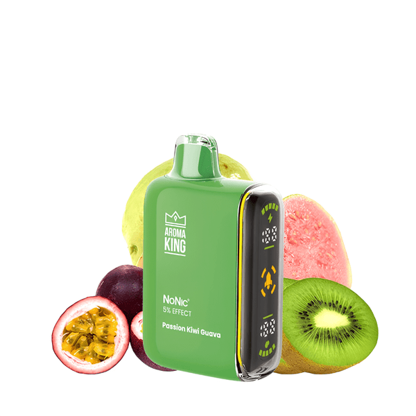 Puff NoNic Galaxy 15000 Passion Kiwi Guava 5mg - Aroma King - BYCLOPE