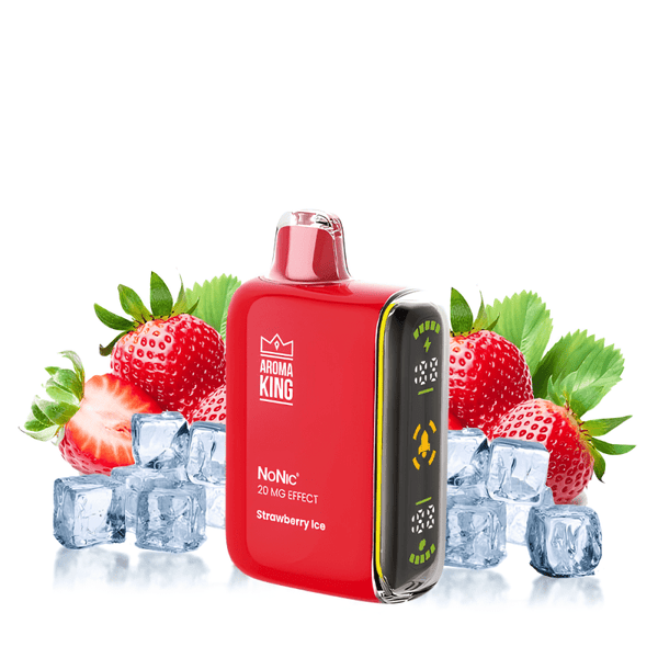 Puff NoNic Galaxy 15000 Strawberry Ice - Aroma King - BYCLOPE
