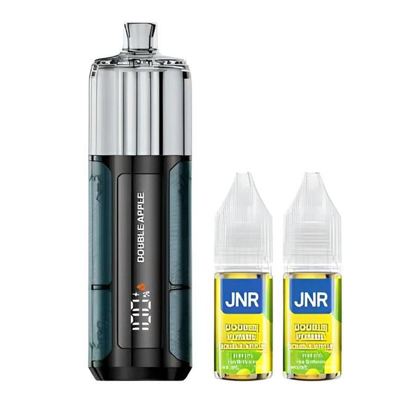 SHISHA PRO 39K double pomme + 2 E-LIQUIDES 1100MAH 20ML / 2% - JNR - BYCLOPE