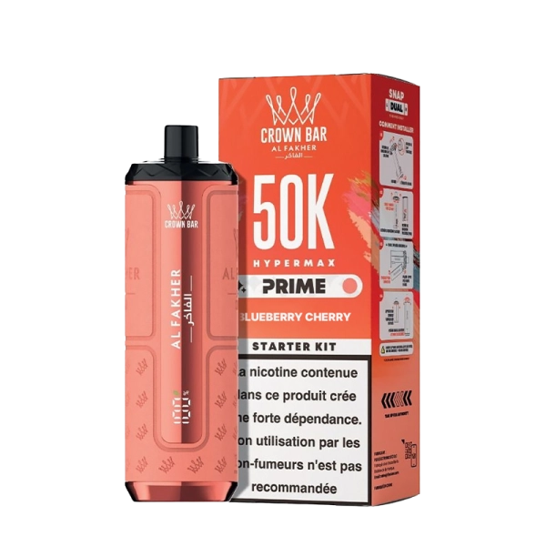 Puff Hypermax Prime 50K Blueberry Cherry Al Fakher