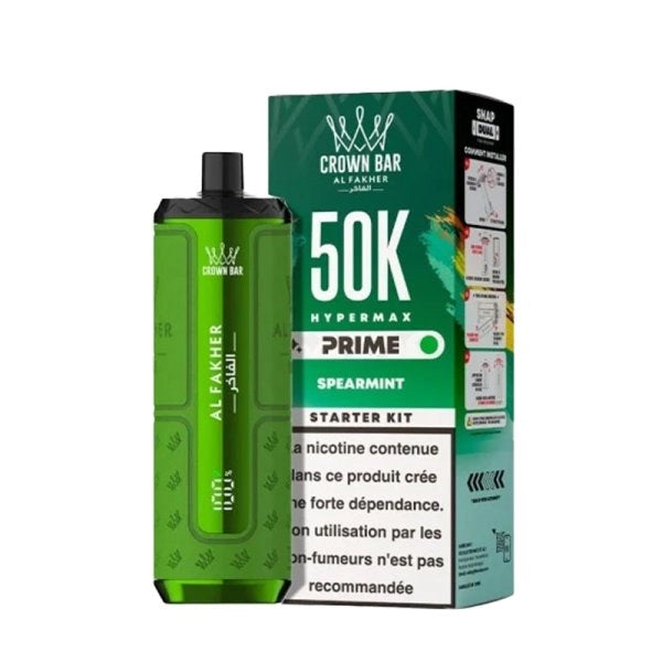 Puff Hypermax Prime 50K Spearmint Al Fakher