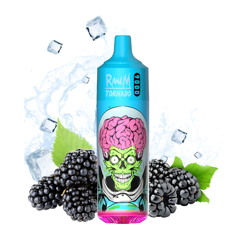 Puff 9000 Blue Razz Ice - RandM Tornado