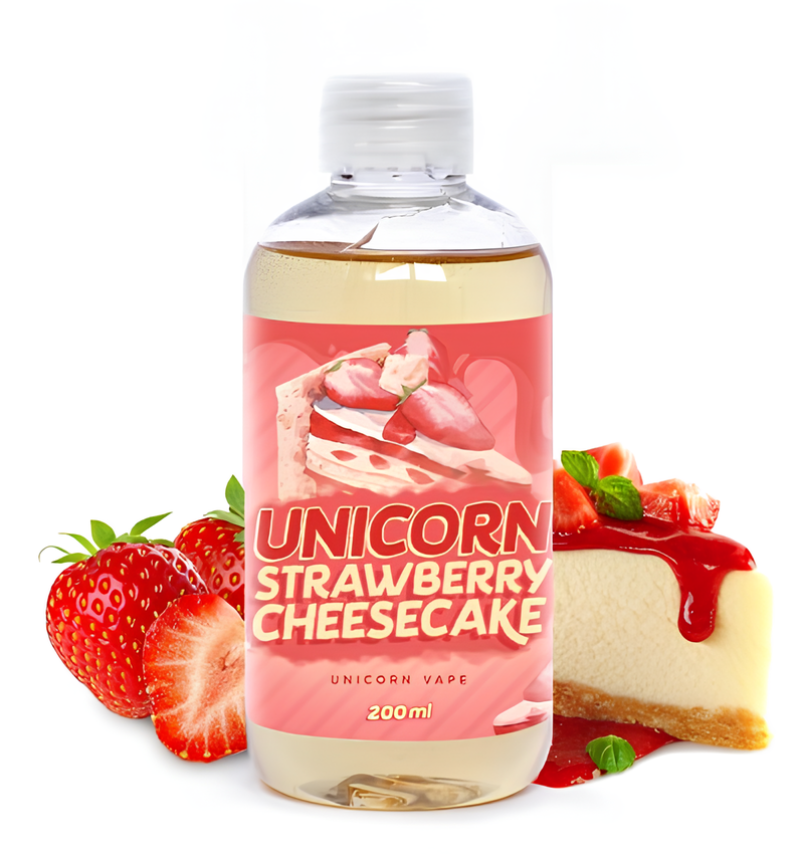 E-Liquide Strawberry Cheesecake - Unicorn - 200ml