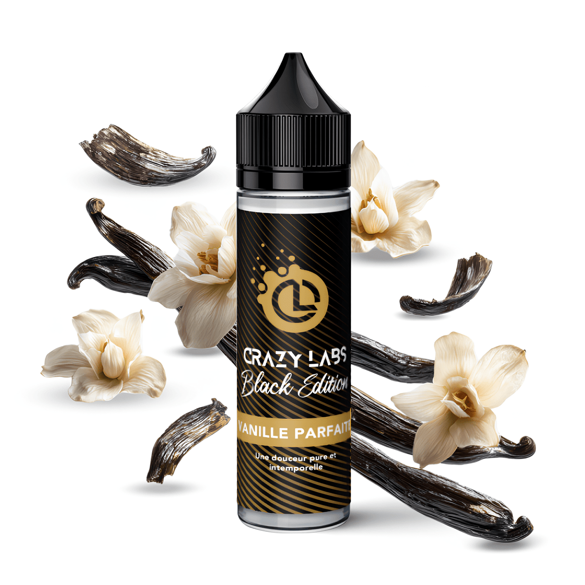 VANILLE PARFAITE - 75ML - CRAZY LABS BLACK EDITION - BYCLOPE