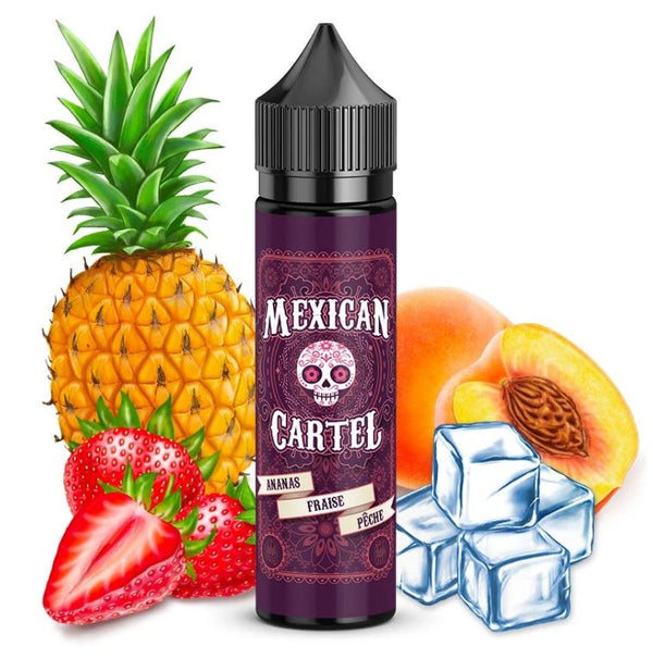 Mexican Cartel - Ananas Fraise Pêche - 50ml - BYCLOPE
