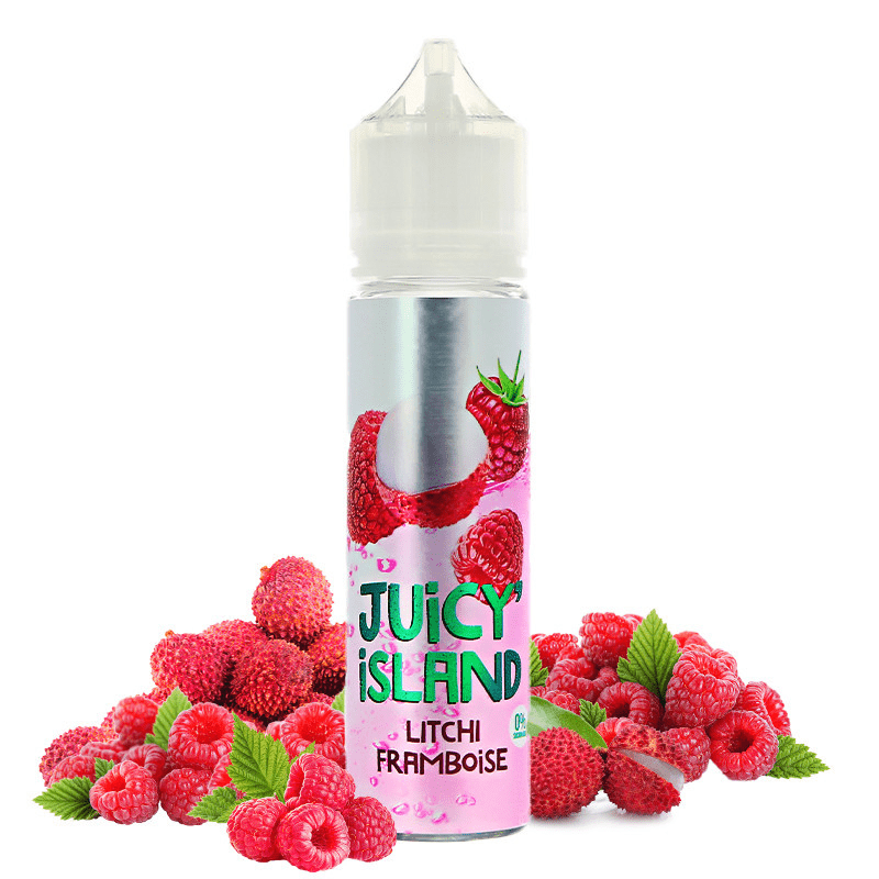 Litchi Framboise - Juicy' Island - 50ml - BYCLOPE