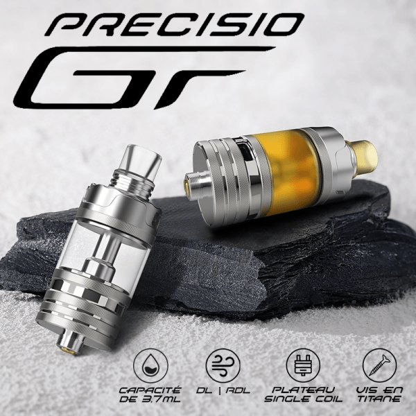 Atomiseur Precisio GT RTA - BD Vape - BYCLOPE