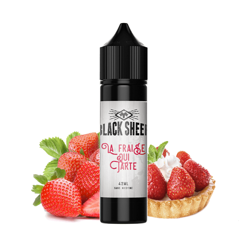 Black Sheep - La fraise Qui Tarte 50ml - Green Liquides - BYCLOPE