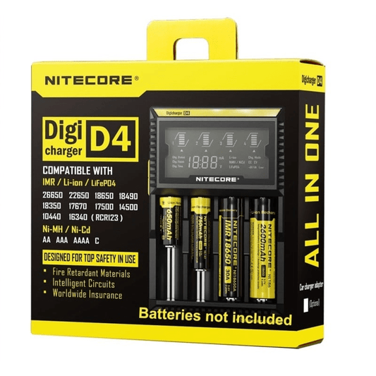 Chargeur Accus - Nitecore D4 - Nitecore - BYCLOPE