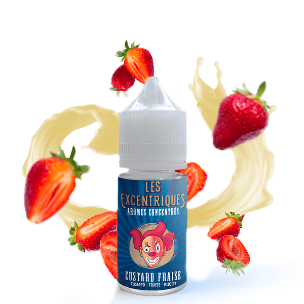 Concentré Custard Fraise 30ml - Cirkus - BYCLOPE