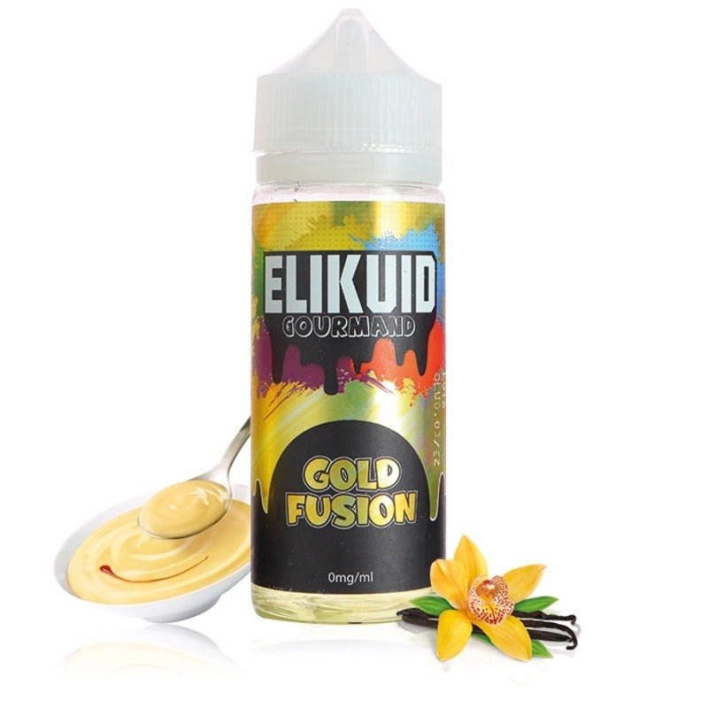 Crème Custard Vanille Gold Fusion 100ml - ELIKUID - BYCLOPE