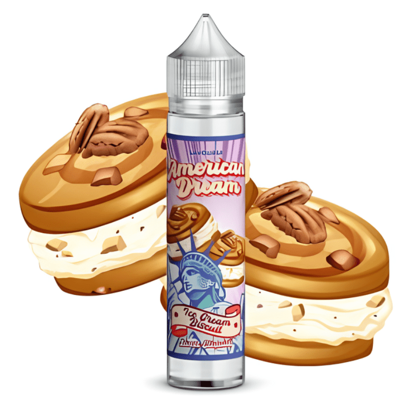 E-Liquide American Dream 50ml - Ice Cream Biscuit - BYCLOPE