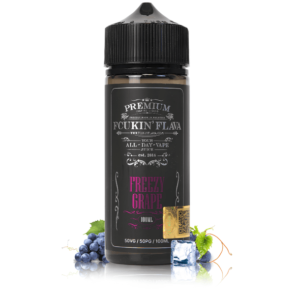 E-Liquide Fcukin' Flava 100ml - Freezy Grape - BYCLOPE