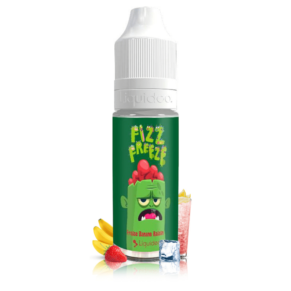 E-liquide Fraise Banane Raisin Fizz Freeze 10ml Liquideo
